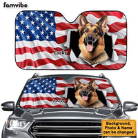 Personalized Gift For Dog Lover Photo Upload Car Sun Shade 34064 thumb 1