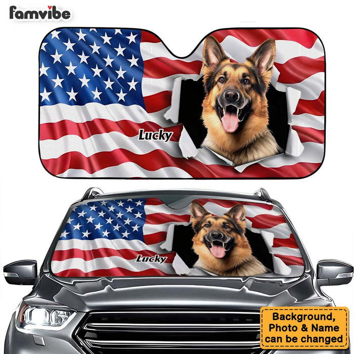 Personalized Gift For Dog Lover Photo Upload Car Sun Shade 34064 1