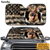 Personalized Gift For Dog Lover Photo Upload Car Sun Shade 34064 thumb 1