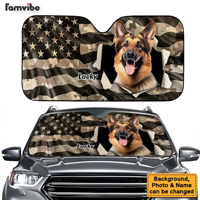 Personalized Gift For Dog Lover Photo Upload Car Sun Shade 34064 1