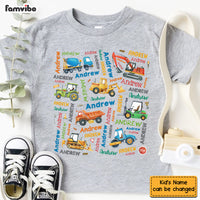 Personalized Gift For Grandson Name Word Art Kid T Shirt - Kid Hoodie - Kid Sweatshirt 34066 thumb 1