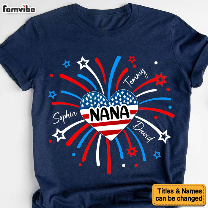 Personalized Gift For Grandma 4th of July Shirt - Hoodie - Sweatshirt 34072 1