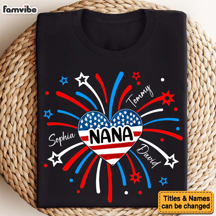Personalized Gift For Grandma 4th of July Shirt - Hoodie - Sweatshirt 34072 1