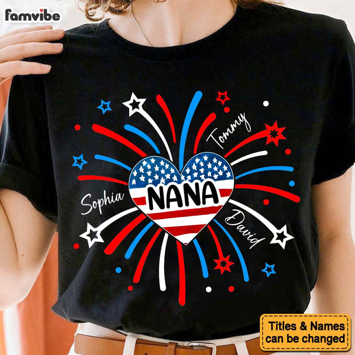 Personalized Gift For Grandma 4th of July Shirt - Hoodie - Sweatshirt 34072 1