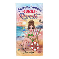 Personalized Gift For Beach Lover Beach Towel 34073 thumb 1