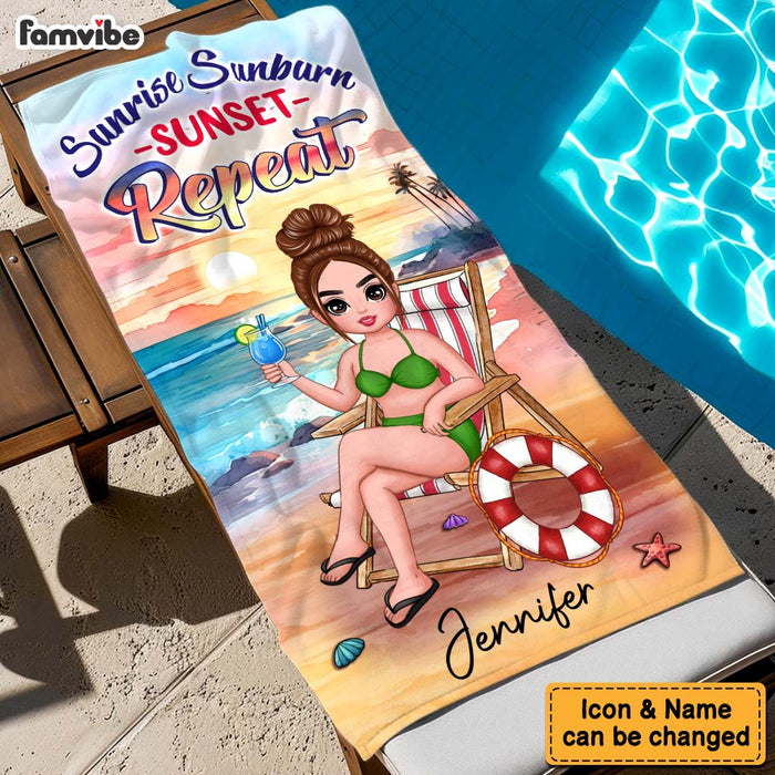 Personalized Gift For Beach Lover Beach Towel 34073 1