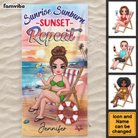 Personalized Gift For Beach Lover Beach Towel 34073 thumb 1