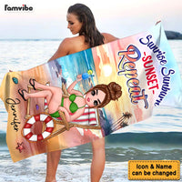 Personalized Gift For Beach Lover Beach Towel 34073 thumb 1