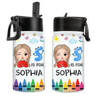 Personalized For Kids School Kid's Name Kids Water Bottle 34076 thumb 1