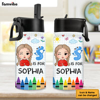 Personalized For Kids School Kid's Name Kids Water Bottle 34076 thumb 1