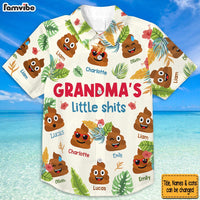 Personalized Funny Gift For Mom Grandma Little Sh*t Hawaiian Shirt 34080 thumb 1