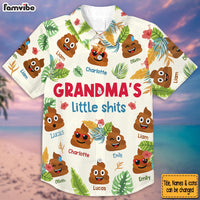 Personalized Funny Gift For Mom Grandma Little Sh*t Hawaiian Shirt 34080 thumb 1