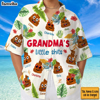 Personalized Funny Gift For Mom Grandma Little Sh*t Hawaiian Shirt 34080 thumb 1