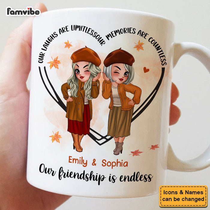 Personalized Our Laughs Are Limitless Our Memories Are Countless White Mug 34082 1