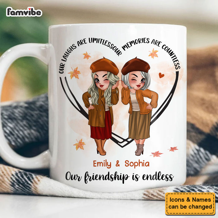 Personalized Our Laughs Are Limitless Our Memories Are Countless White Mug 34082 1