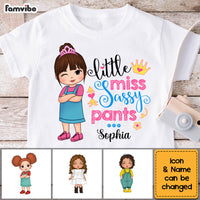 Personalized Little Miss Sassy Pants Kid T Shirt - Kid Hoodie - Kid Sweatshirt 34083 thumb 1