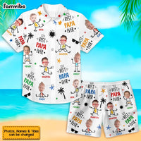Personalized Gift For Dad Photo Custom Hawaiian Set 34090 thumb 1