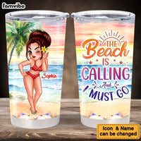 Personalized Summer Vibes Gift The Beach Is Calling Full Printed Tumbler 34091 thumb 1