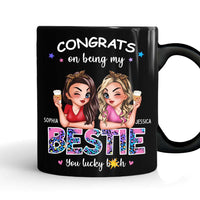 Personalized Gift For Friend Congrats On Being My Friend Mug 34092 thumb 1
