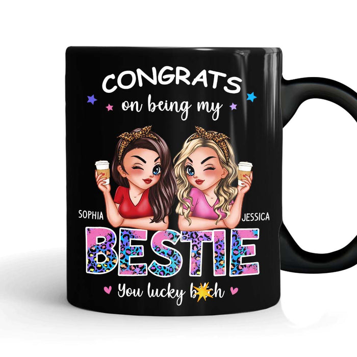 Personalized Gift For Friend Congrats On Being My Friend Mug 34092 1