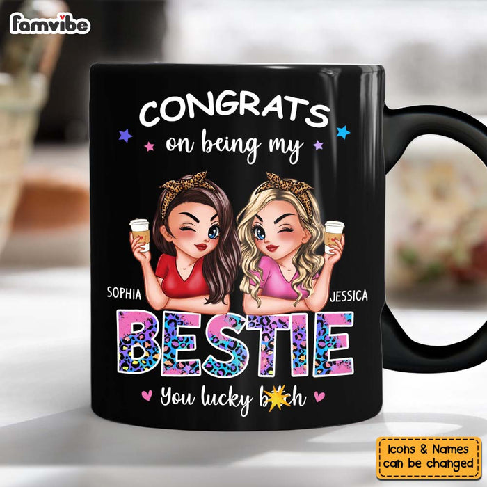 Personalized Gift For Friend Congrats On Being My Friend Mug 34092 1