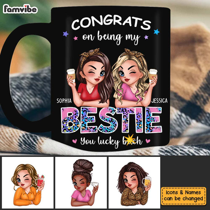 Personalized Gift For Friend Congrats On Being My Friend Mug 34092 1