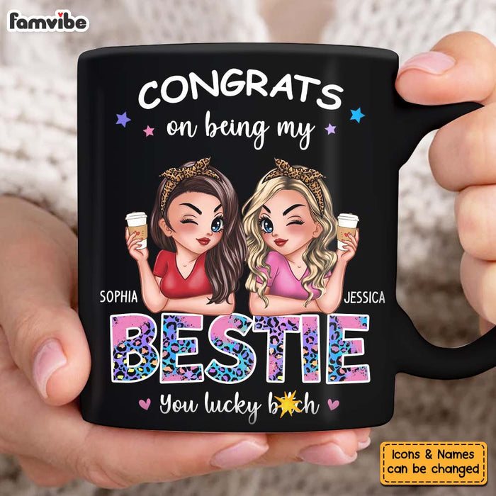Personalized Gift For Friend Congrats On Being My Friend Mug 34092 1