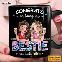 Personalized Gift For Friend Congrats On Being My Friend Mug 34092 thumb 1