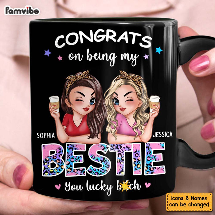 Personalized Gift For Friend Congrats On Being My Friend Mug 34092 1