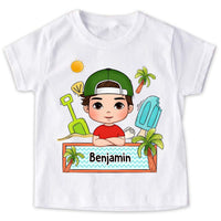 Personalized Kids On The Beach Sand Kid T Shirt - Kid Hoodie - Kid Sweatshirt 34094 thumb 1