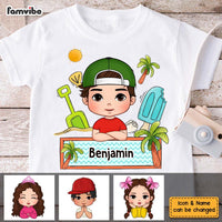 Personalized Kids On The Beach Sand Kid T Shirt - Kid Hoodie - Kid Sweatshirt 34094 thumb 1