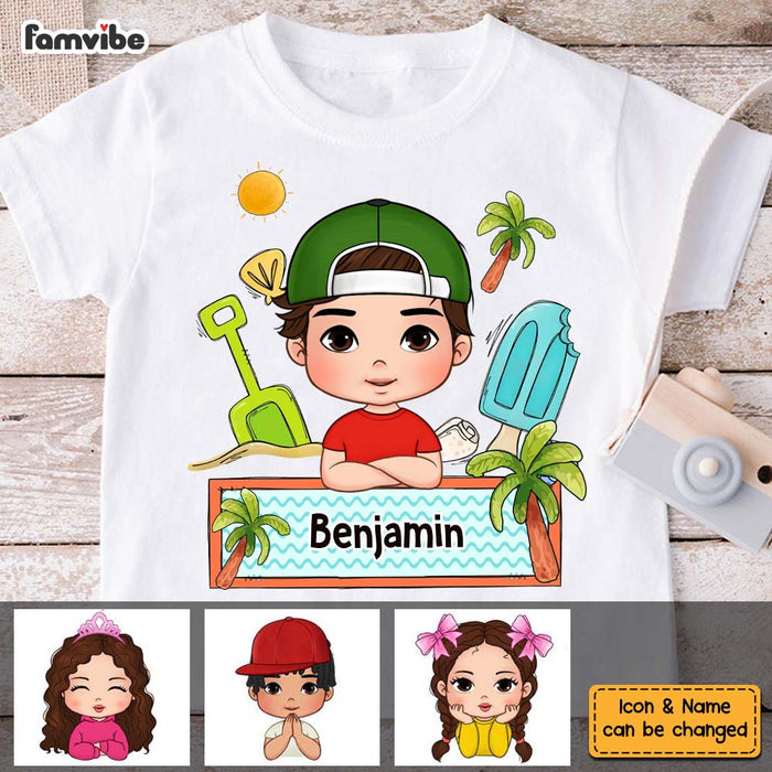 Personalized Kids On The Beach Sand Kid T Shirt - Kid Hoodie - Kid Sweatshirt 34094 1