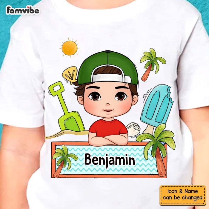 Personalized Kids On The Beach Sand Kid T Shirt - Kid Hoodie - Kid Sweatshirt 34094 1