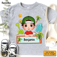 Personalized Kids On The Beach Sand Kid T Shirt - Kid Hoodie - Kid Sweatshirt 34094 thumb 1