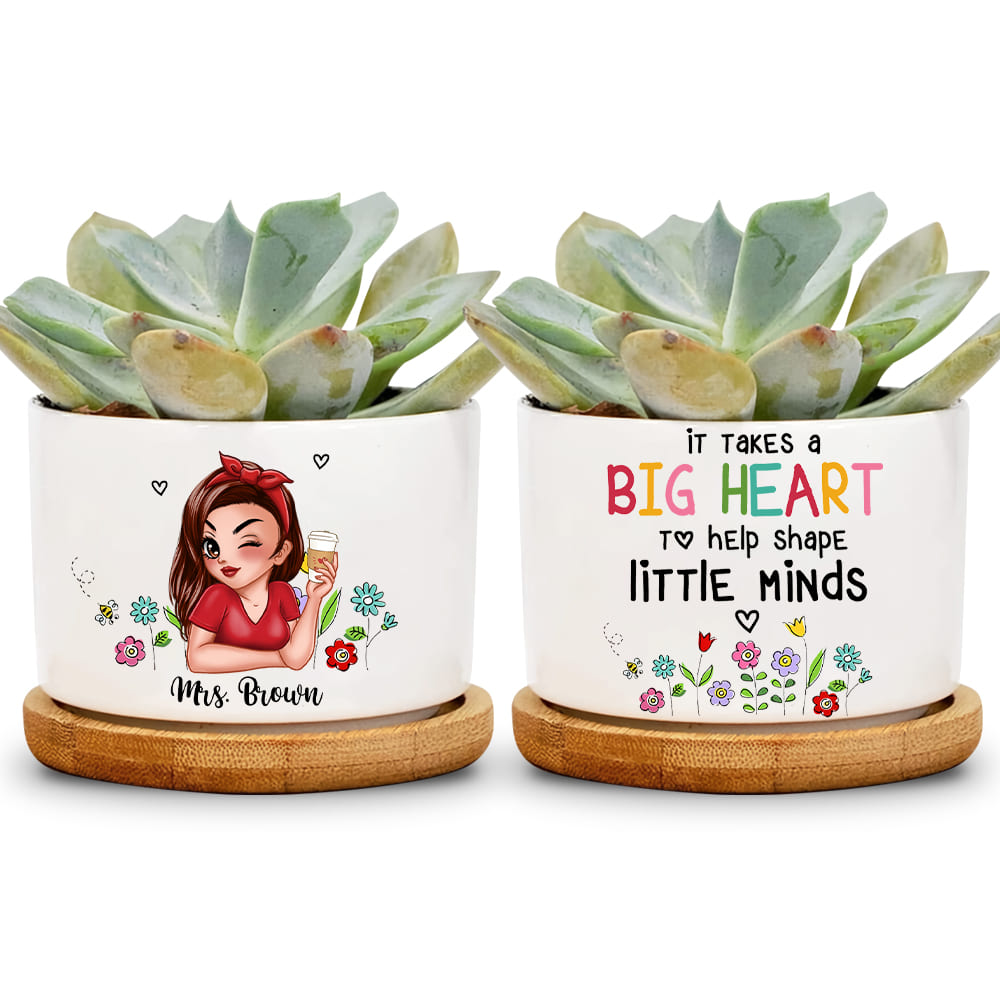 Personalized Gift For Teacher Gift Thank You Plant Pot 34096 Primary Mockup