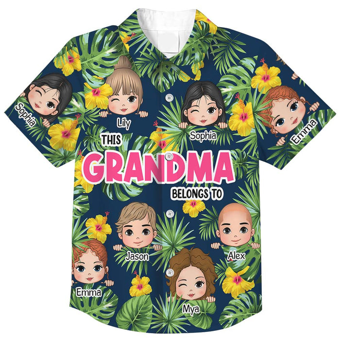 Personalized Gift For Grandma This Belongs Hawaiian Shirt 34101 1