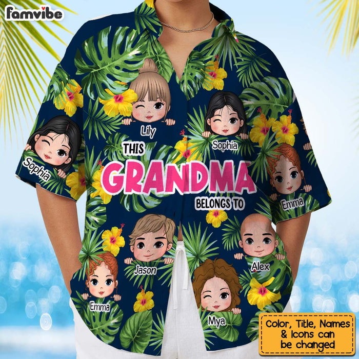 Personalized Gift For Grandma This Belongs Hawaiian Shirt 34101 1