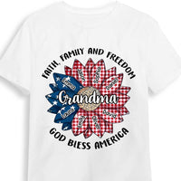 Personalized 4Th Of July Sunflowers Grandma Shirt - Hoodie - Sweatshirt 34104 thumb 1