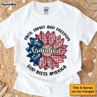 Personalized 4Th Of July Sunflowers Grandma Shirt - Hoodie - Sweatshirt 34104 thumb 1