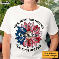 Personalized 4Th Of July Sunflowers Grandma Shirt - Hoodie - Sweatshirt 34104 thumb 1