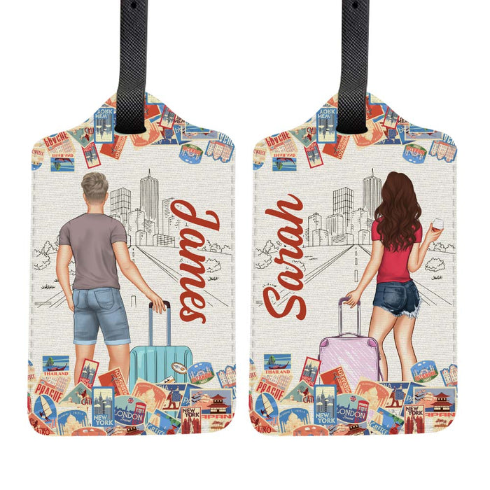Personalised For Couple Travel Luggage Tag Couple 34118 1