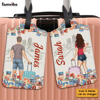Personalised For Couple Travel Luggage Tag Couple 34118 thumb 1