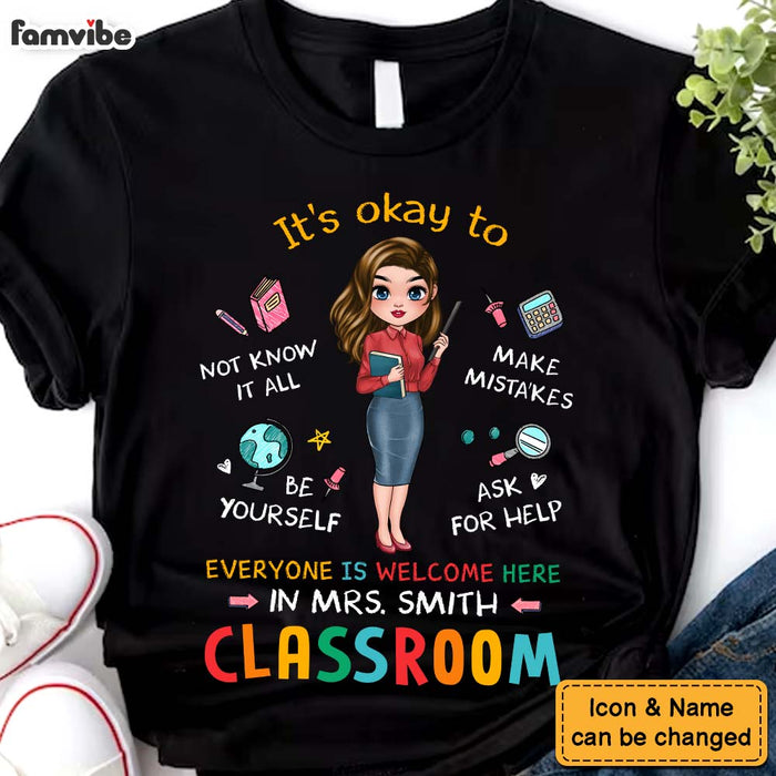 Personalized Gift For Teacher Everyone Is Welcome Here Shirt - Hoodie - Sweatshirt 34124 1