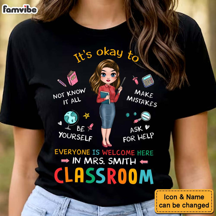 Personalized Gift For Teacher Everyone Is Welcome Here Shirt - Hoodie - Sweatshirt 34124 1