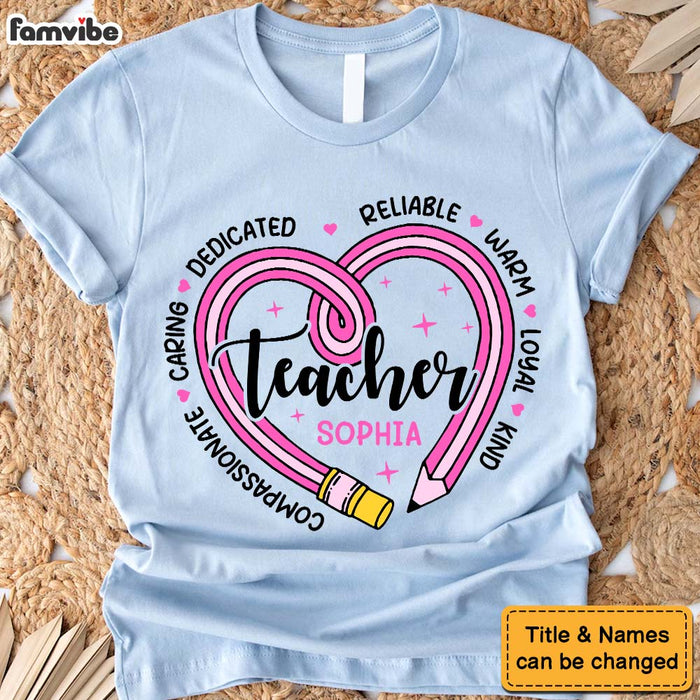 Personalized Gift For Teacher Shirt - Hoodie - Sweatshirt 34126 1
