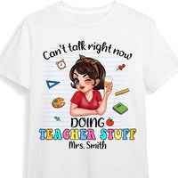 Personalized Gift For Teacher Doing Teacher Stuff Shirt - Hoodie - Sweatshirt 34129 thumb 1
