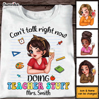 Personalized Gift For Teacher Doing Teacher Stuff Shirt - Hoodie - Sweatshirt 34129 thumb 1