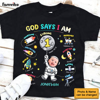 Gift For Grandson God Says I Am Space Theme Kid T Shirt - Kid Hoodie - Kid Sweatshirt 34134 thumb 1