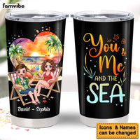 Personalized Gift For Couple You And Me And The Sea Full Printed Tumbler 34149 thumb 1