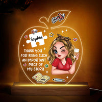 Personalized Thank You For Being Such An Important 3D Led Light Wooden Base 34150 thumb 1